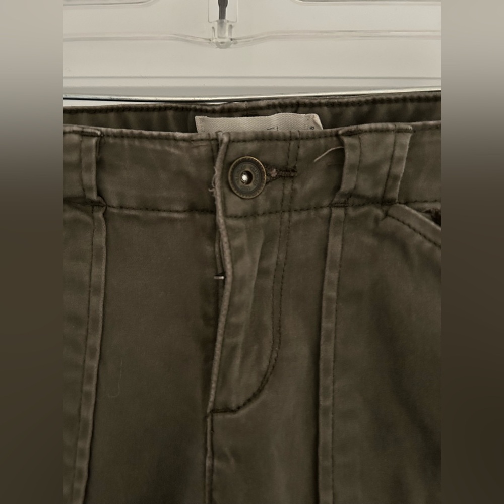 Rachel Roy Olive Green Skinny Cargo Pants Jeans 23 XS